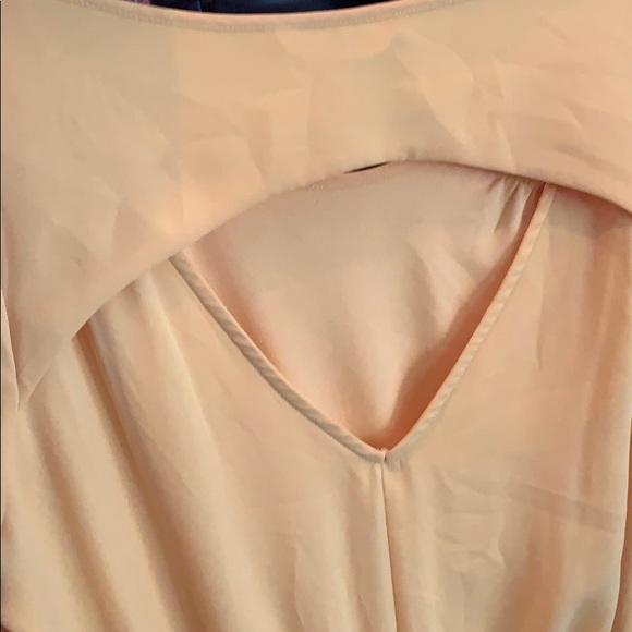 Bright Yellow Dress with Cut Out Back - Picture 4 of 6